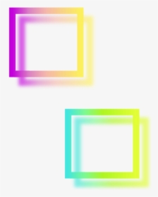 #natalya040 #square #shadow #neon #border #frame #freetoedit - Border Png Lines For Picsart, Transparent Png, Transparent PNG