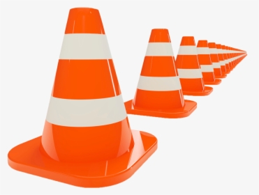 Construction Cone Png Image Background - Traffic Cones Transparent Background, Png Download, Transparent PNG