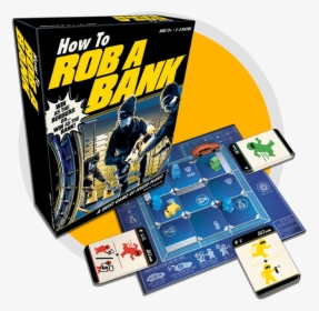 How To Rob A Bank Board Game Contents - Rob A Bank Board Game, HD Png Download, Transparent PNG