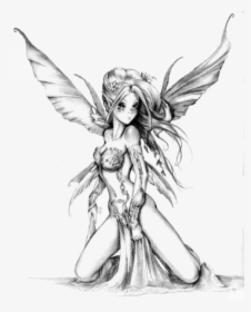 Transparent Angel Png Transparent - Sexy Fairy Tattoo, Png Download, Transparent PNG