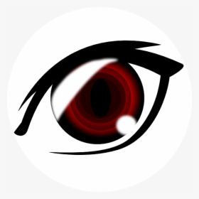 Transparent Eye Clip Art - Red Eye Vampire Anime Girl, HD Png Download, Transparent PNG