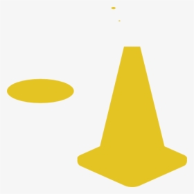 Yellow Cone Clipart, HD Png Download, Transparent PNG