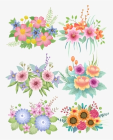 Transparent Beautiful Flower Png - การ์ตูน ดอกไม้ น่า รัก, Png Download, Transparent PNG