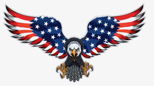 Collectibles Transportation Flying Eagle With Us Flag - American Flag Eagle Clipart, HD Png Download, Transparent PNG