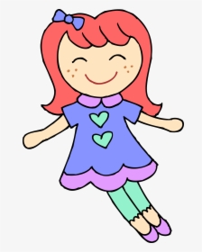 Free Barbie Doll Clipart - Cartoon Doll Clip Art, HD Png Download, Transparent PNG