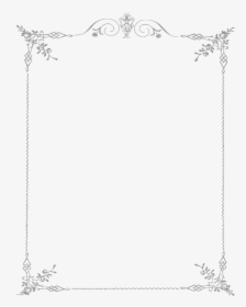 Black And White Border Png - Beautiful Border Design Of A Chart, Transparent Png, Transparent PNG