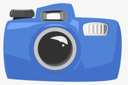 Camera, Photographer, Digital, Lens, Flash, Film - Coloured Cartoon Camera,  HD Png Download , Transparent Png Image - PNGitem