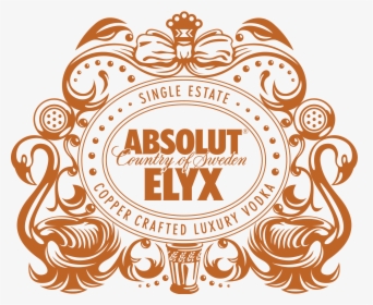 Design - Absolut Elyx Vodka Logo, HD Png Download, Transparent PNG