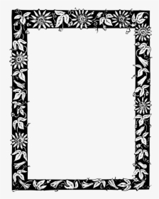 Black And White Rectangle Border, HD Png Download, Transparent PNG