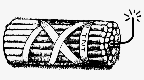 Vintage Dynamite Clipart - Black And White Dynamite, HD Png Download, Transparent PNG