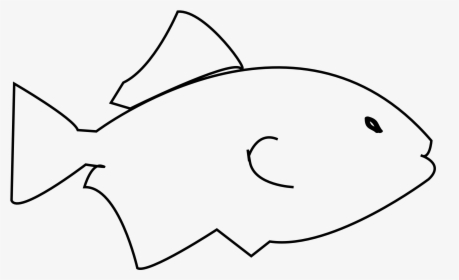Easy Small Fish Black And White, HD Png Download, Transparent PNG