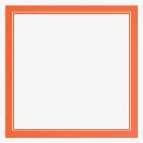 Transparent Black Square Outline Png - Orange Square Frame Png, Png Download, Transparent PNG