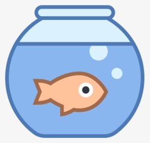 Fish Tank Clipart School Project - Fish In A Tank Clipart, HD Png Download, Transparent PNG