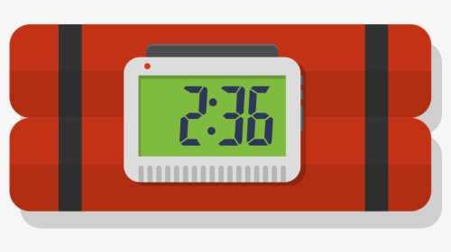Transparent Dinamita Png - Digital Clock, Png Download, Transparent PNG