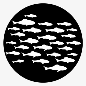 Apollo Sea School Of Fish Gobo   Data-large Image //cdn - Under The Sea Gobo, HD Png Download, Transparent PNG