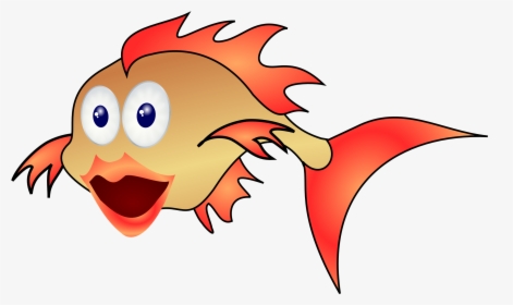 Goldfish Clipart School Fish - Fish Clipart Png Gif, Transparent Png, Transparent PNG