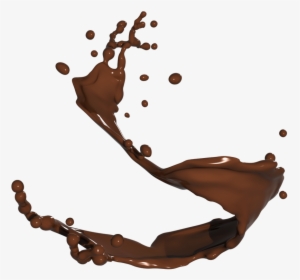 Chocolate Splash Png Image - Chocolate Milk Splash Png, Transparent Png, Transparent PNG