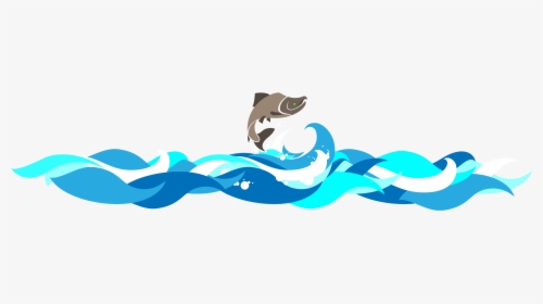 Jumping Salmon Png - Illustration, Transparent Png, Transparent PNG