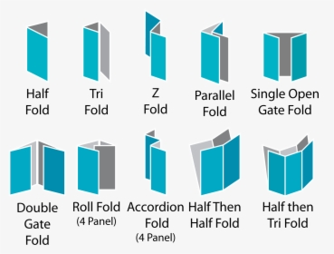 Brochure-folds - 4 Panel Brochure Fold, HD Png Download, Transparent PNG