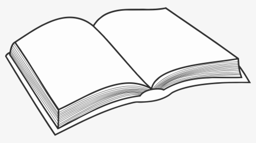 Collection Of Free Vector Book Open - Simple Open Book Drawing, HD Png Download, Transparent PNG