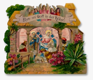 A Vintage Paper Nativity In Desperate Need Of Some - Illustration, HD Png Download, Transparent PNG