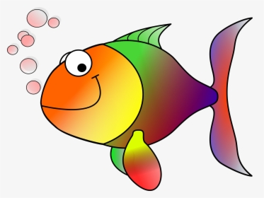 School Of Fish Clipart - Fish Clipart, HD Png Download, Transparent PNG