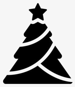 Christmas Tree, Christmas, Pine - Christmas Tree Vector Black Png, Transparent Png, Transparent PNG