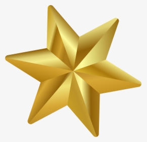 Svg Star Nativity - Transparent Background Gold Christmas Star Png, Png Download, Transparent PNG