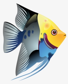 School Of Fish Clipart At Getdrawings - Clipart Tropical Fish, HD Png Download, Transparent PNG