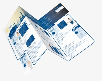 Tri Fold Brochure Mockup - Brochure Mock Up Png, Transparent Png, Transparent PNG