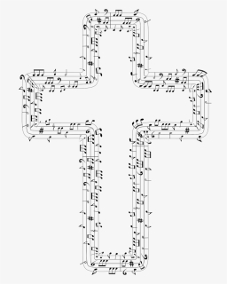 Transparent Abstract Cross Png - Church Music Cross, Png Download, Transparent PNG