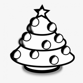 Medium Size Of Christmas Tree - Clip Art Merry Christmas Black And White, HD Png Download, Transparent PNG