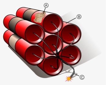 File Dynamite Svg Wikipedia - Parts Of A Dynamite, HD Png Download, Transparent PNG