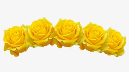 Tumblr Sticker By Toruu - Yellow Flower Crown Transparent, HD Png Download, Transparent PNG