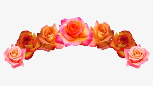 #flowercrown #flower #crown #headpiece #headband #pretty - Orange Flower Crown Transparent, HD Png Download, Transparent PNG