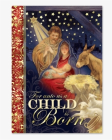 Christmas For Unto Us A Child Is Born, HD Png Download, Transparent PNG