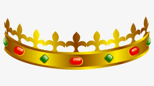 Yellow Clipart Tiara - King Crown Clipart Front, HD Png Download, Transparent PNG