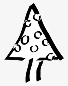 Clip Art Christmas Tree Transparent Black And White, HD Png Download, Transparent PNG