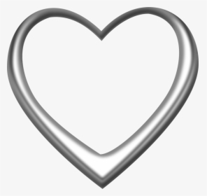 Heart,metal,locket - Silver Heart Png, Transparent Png, Transparent PNG