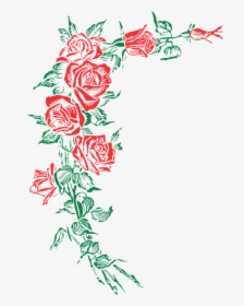 Rose, Roses, Floral, Flower, Vintage, Vector, Retro - Vektor Bunga Mawar Png, Transparent Png, Transparent PNG