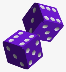 Dice, Die, Purple, Game, Play, Gaming, Gambling, Luck - Purple Dice Clipart, HD Png Download, Transparent PNG