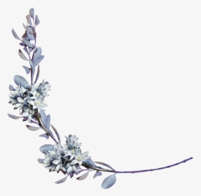 Accessory,delphinium - Floral Simple Wreath Png, Transparent Png, Transparent PNG