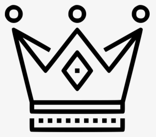 Kings Crown - Black And White King Crown, HD Png Download, Transparent PNG