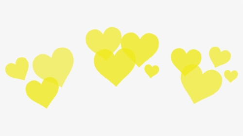 Yellow Heart Crown Png - Yellow Heart Crown Transparent, Png Download, Transparent PNG