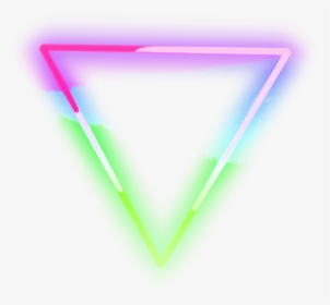#neon #triangle #pink #green #blue #lights #neonlights - Triangle Neon Light Png, Transparent Png, Transparent PNG