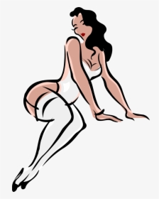 Woman In Lingerie Clipart, HD Png Download, Transparent PNG