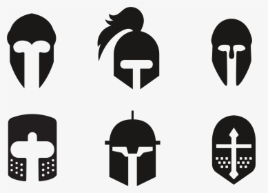 Transparent Motorcycle Png Images - Silhouette Knight Helmet Clipart, Png Download, Transparent PNG