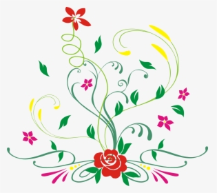 Flower Vector Floral Design - Floral Vector, HD Png Download, Transparent PNG