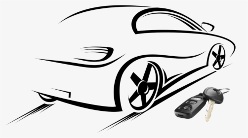 Sports Car Silhouette Mercedes Benz Gl Class - Silhouette Car Vector, HD Png Download, Transparent PNG