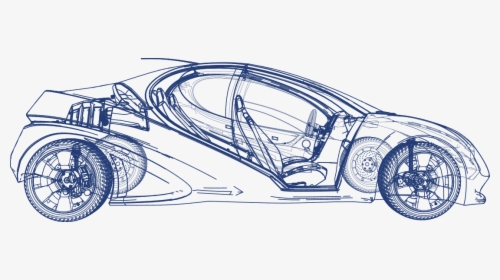 Cars Sketch In Service, HD Png Download, Transparent PNG